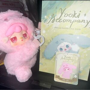 Yooki Company v8 Plush Shoulder Bag Backpack Pink